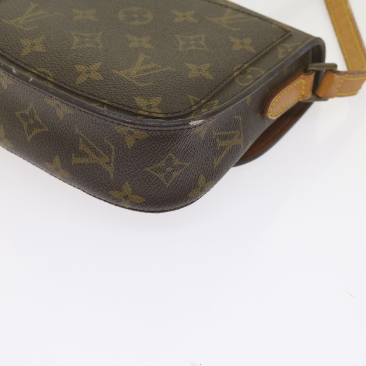 LOUIS VUITTON Monogram Saint Cloud PM Shoulder Bag Vintage M51244 Auth bs11061