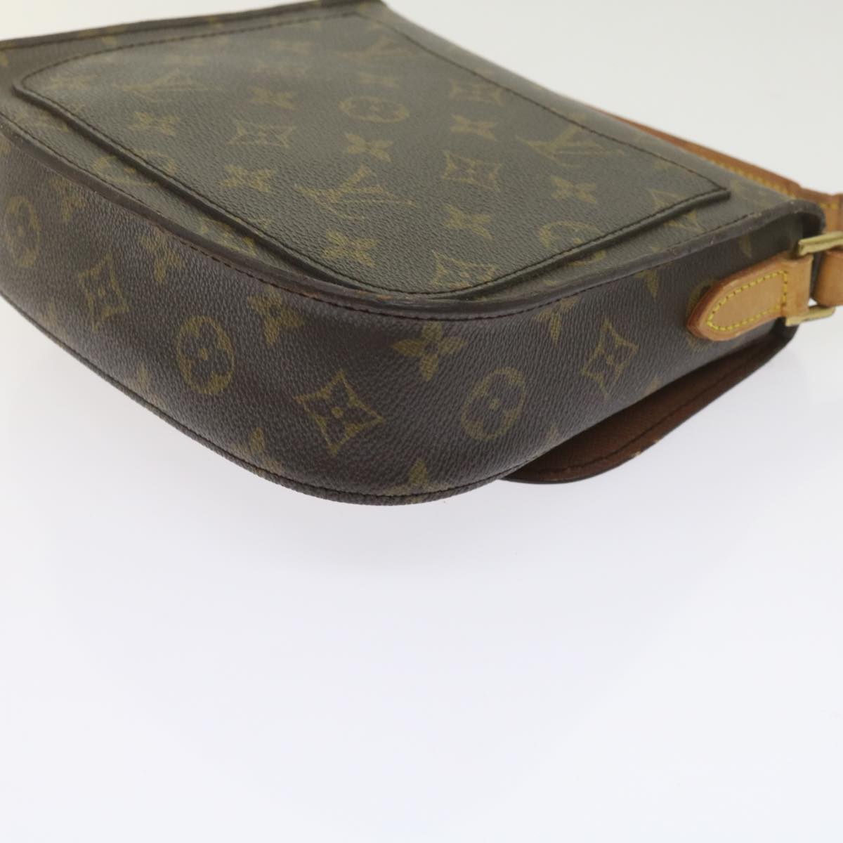 LOUIS VUITTON Monogram Saint Cloud MM Shoulder Bag M51243 LV Auth bs11069