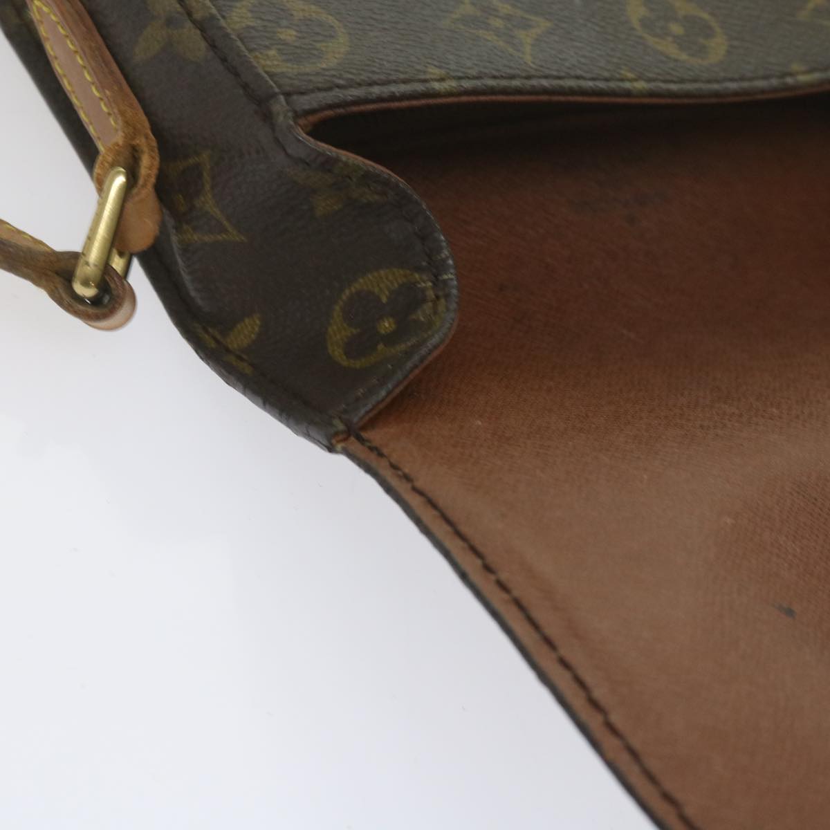 LOUIS VUITTON Monogram Saint Cloud MM Shoulder Bag M51243 LV Auth bs11069