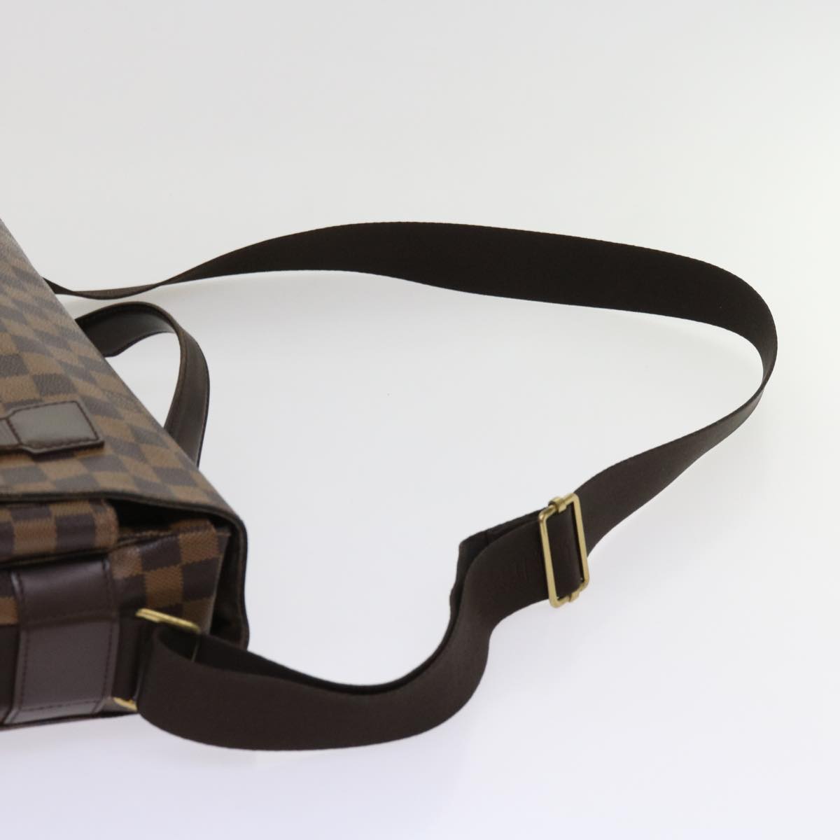 LOUIS VUITTON Damier Ebene Broadway Shoulder Bag N42270 LV Auth bs11070