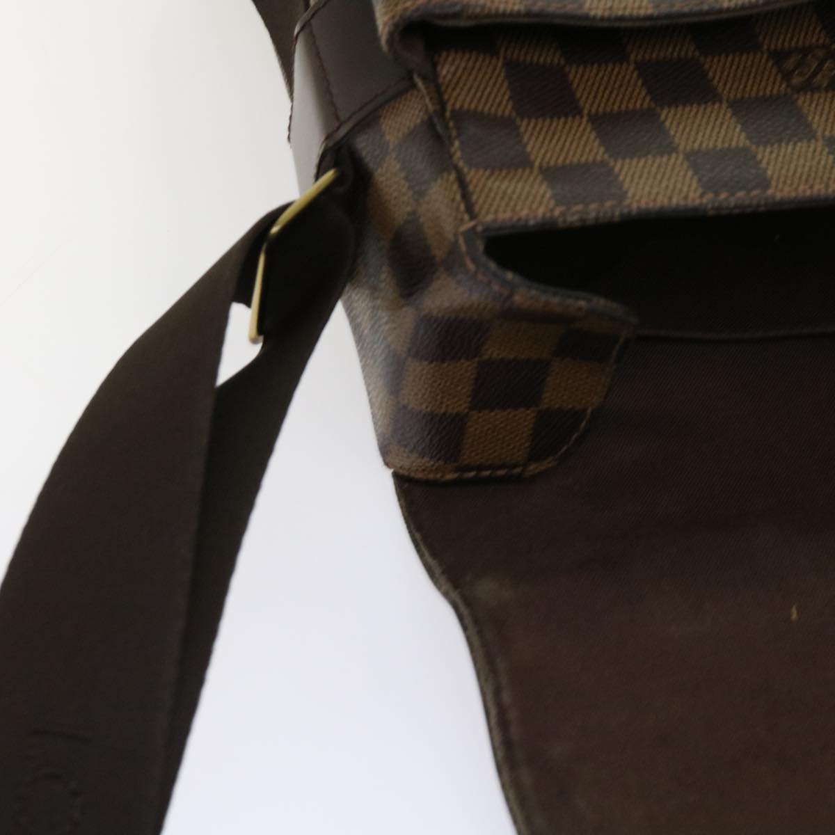 LOUIS VUITTON Damier Ebene Broadway Shoulder Bag N42270 LV Auth bs11070