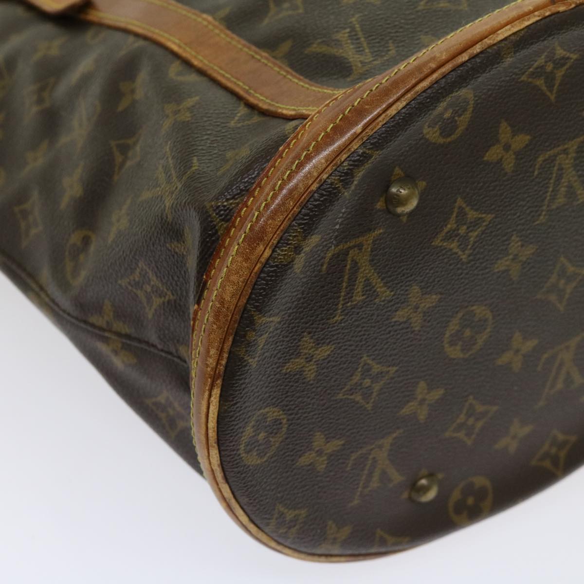 LOUIS VUITTON Monogram Bucket GM Shoulder Bag M42236 LV Auth bs11119