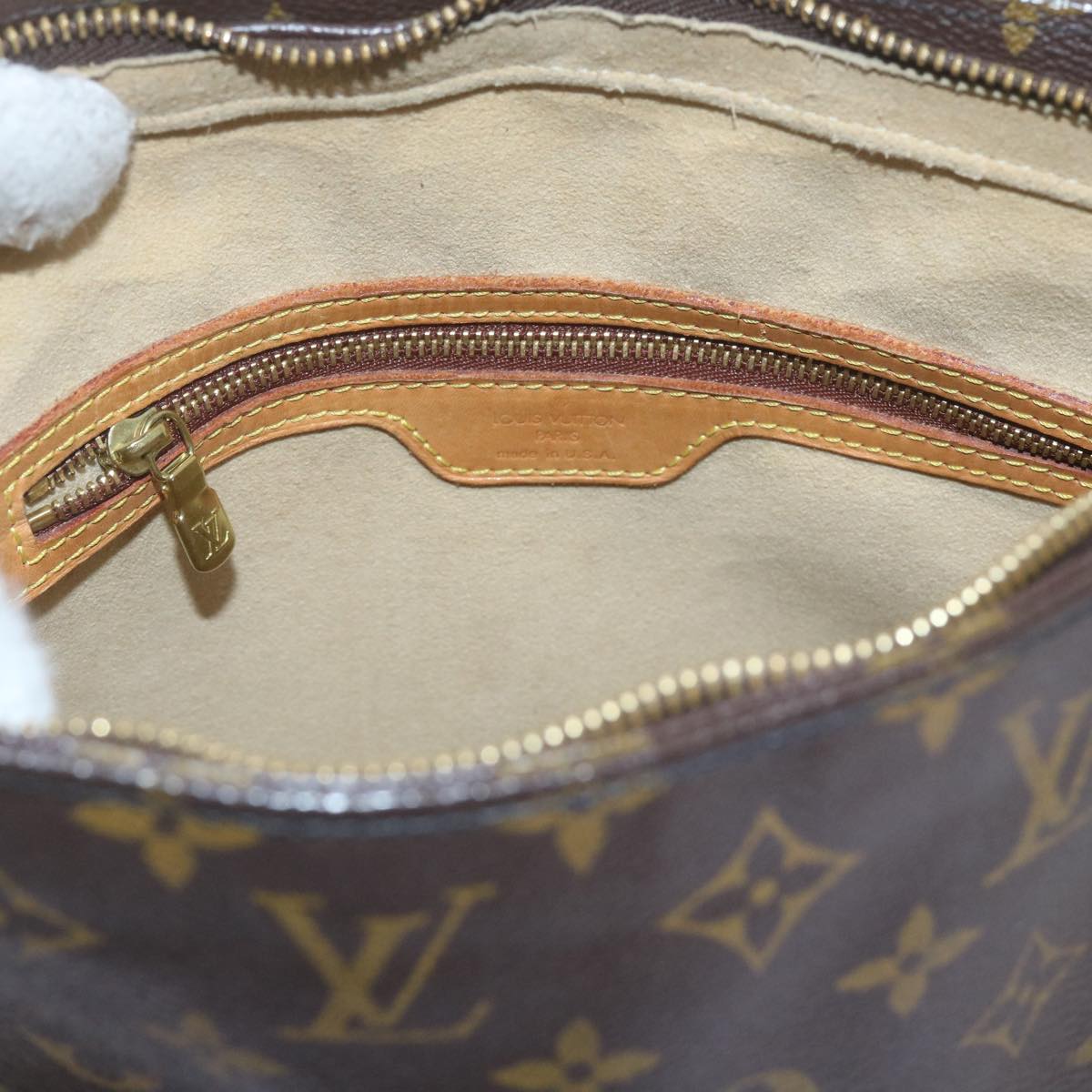 LOUIS VUITTON Monogram Looping GM Shoulder Bag M51145 LV Auth bs11120