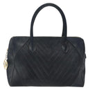 CHANEL Handtas Lamshuid Zwart Goud CC Auth bs11142-2