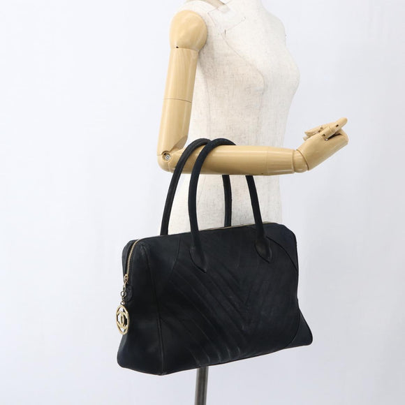 CHANEL Handtas Lamshuid Zwart Goud CC Auth bs11142