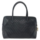 CHANEL Handtas Lamshuid Zwart Goud CC Auth bs11142-3