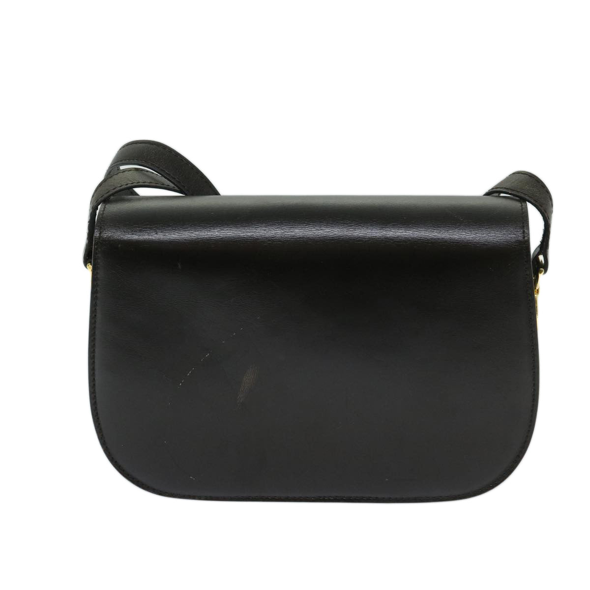 CELINE Shoulder Bag Leather Brown Auth bs11189 - 0