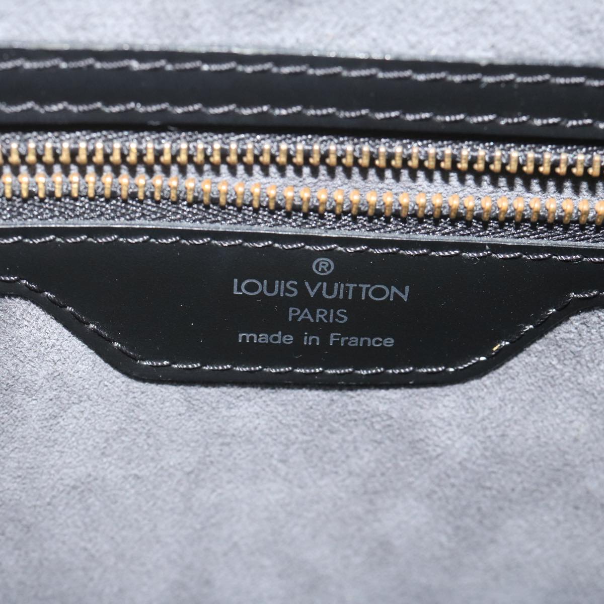 LOUIS VUITTON Epi Saint Jacques Shopping Shoulder Bag Black M52262 Auth bs11194