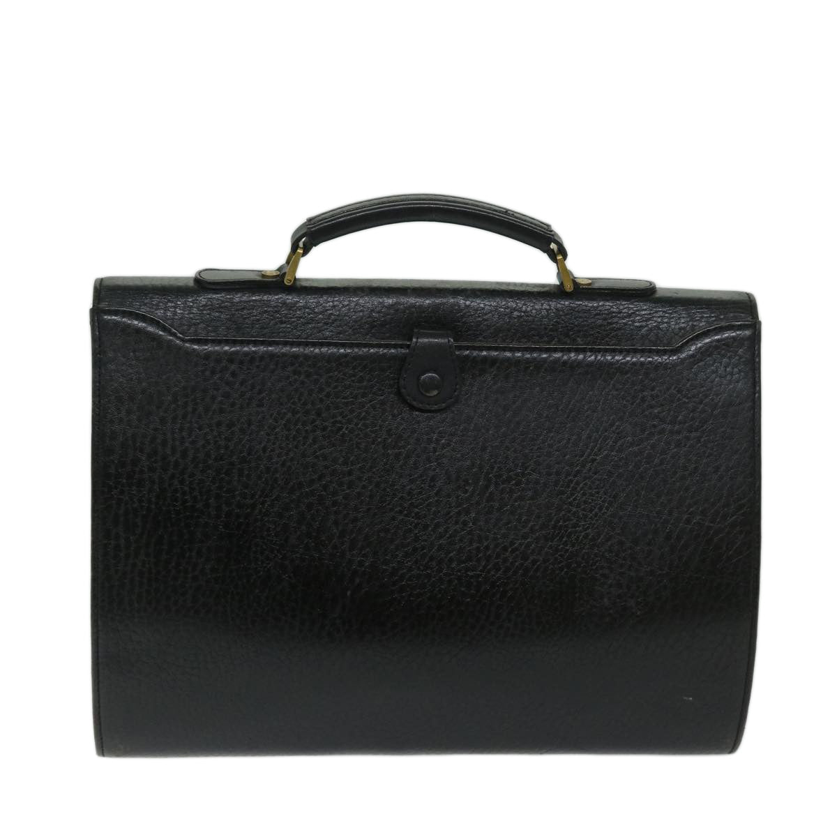 Burberrys Business Bag Leather Black Auth bs11219 - 0