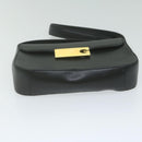 GIVENCHY Shoulder Bag Leather Black Auth bs11230-5