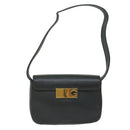 GIVENCHY Shoulder Bag Leather Black Auth bs11230-13