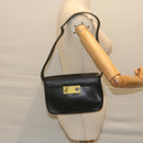 GIVENCHY Shoulder Bag Leather Black Auth bs11230-21
