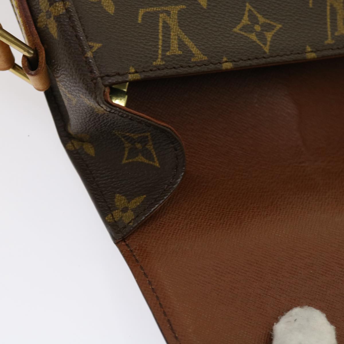 LOUIS VUITTON Monogram Saint Cloud GM Shoulder Bag M51242 LV Auth bs11251