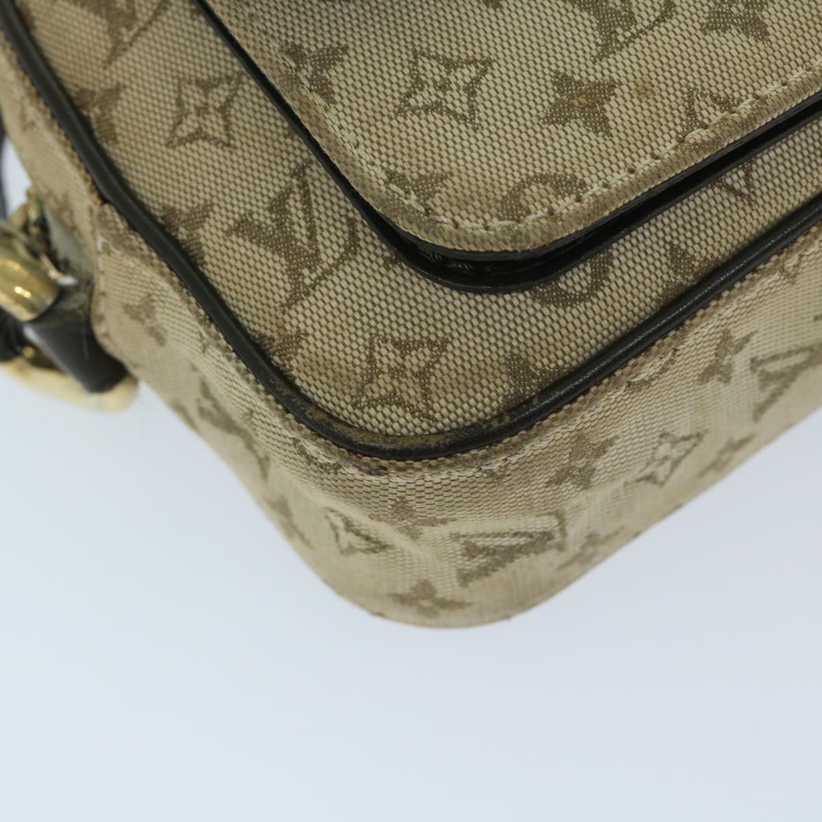 LOUIS VUITTON Monogram Mini Juliet MM Shoulder Bag Khaki M92218 LV Auth bs11265