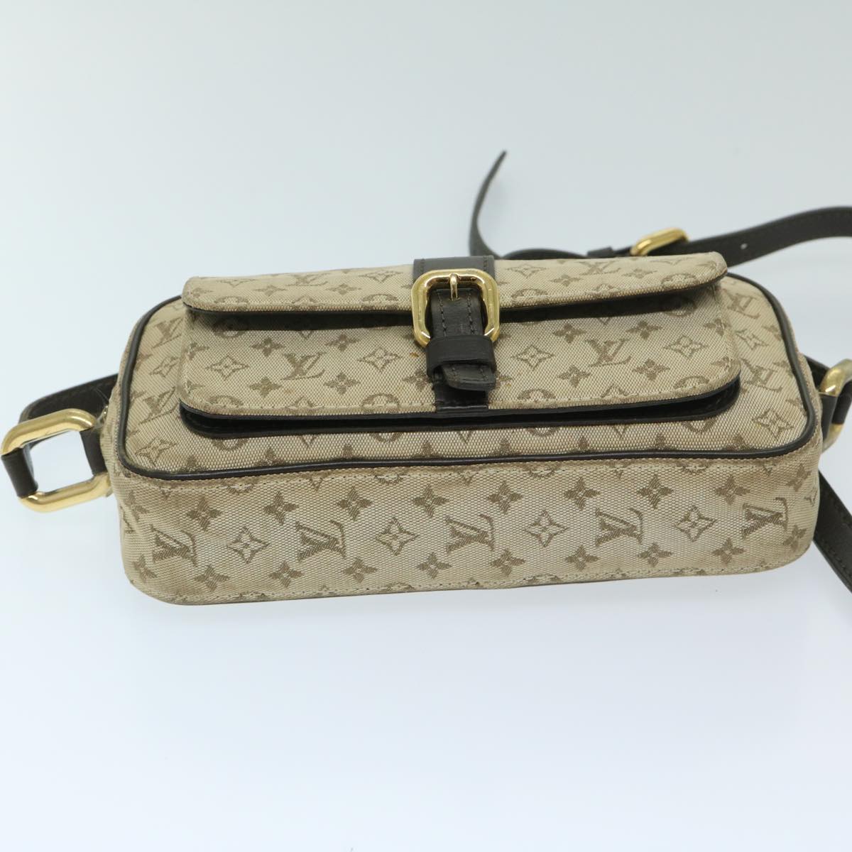 LOUIS VUITTON Monogram Mini Juliet MM Shoulder Bag Khaki M92218 LV Auth bs11265