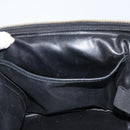 CHANEL Vanity Hand Bag Patent leather 2way Black CC Auth bs11283-23