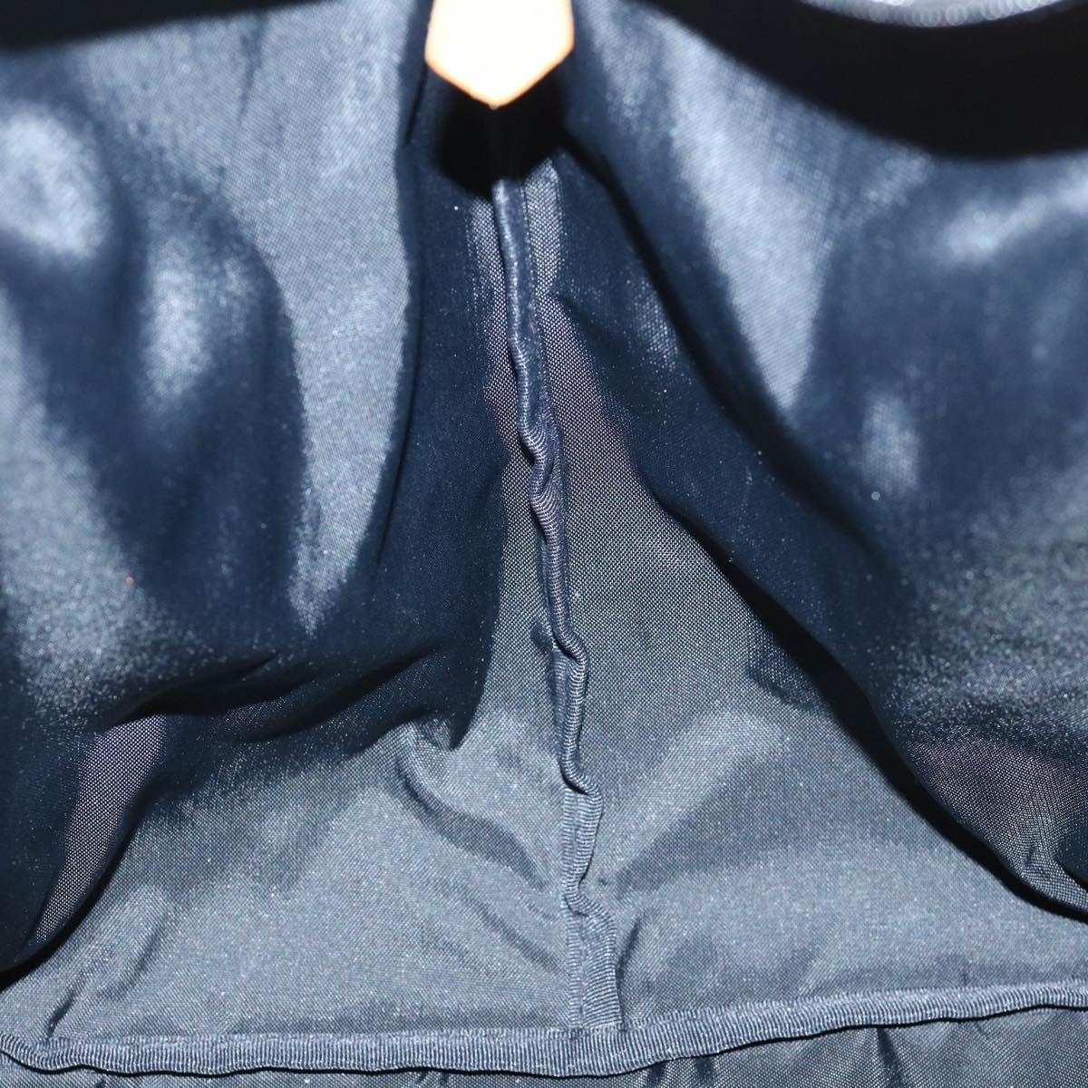 Burberrys Blue Label Tote Bag Nylon Khaki Auth bs11303