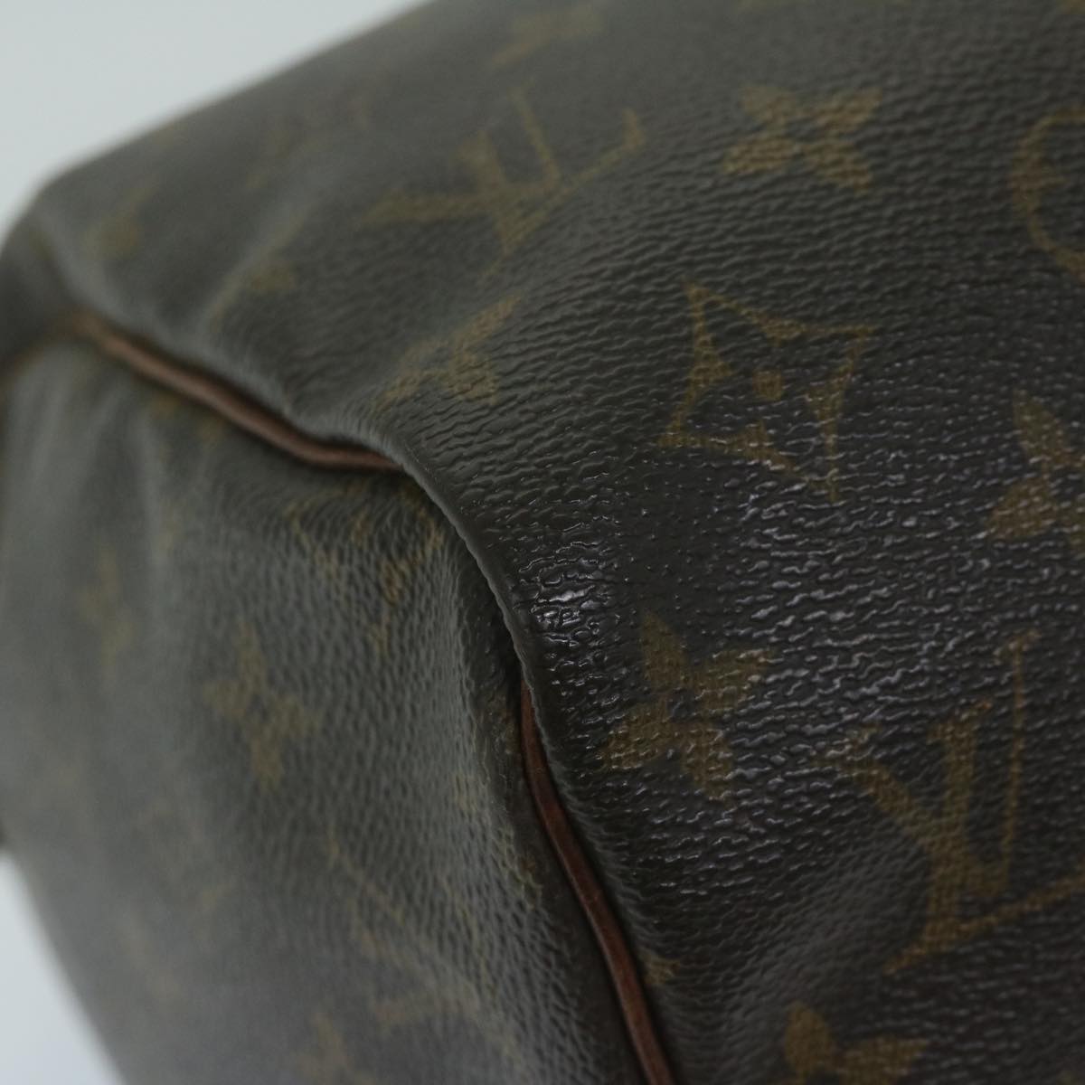 LOUIS VUITTON Monogram Speedy 30 Hand Bag M41526 LV Auth bs11347