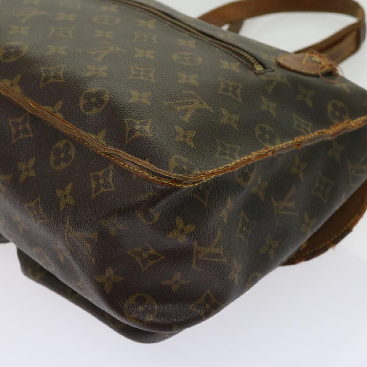 LOUIS VUITTON Monogram Gibeciere GM Shoulder Bag M42246 LV Auth bs11362