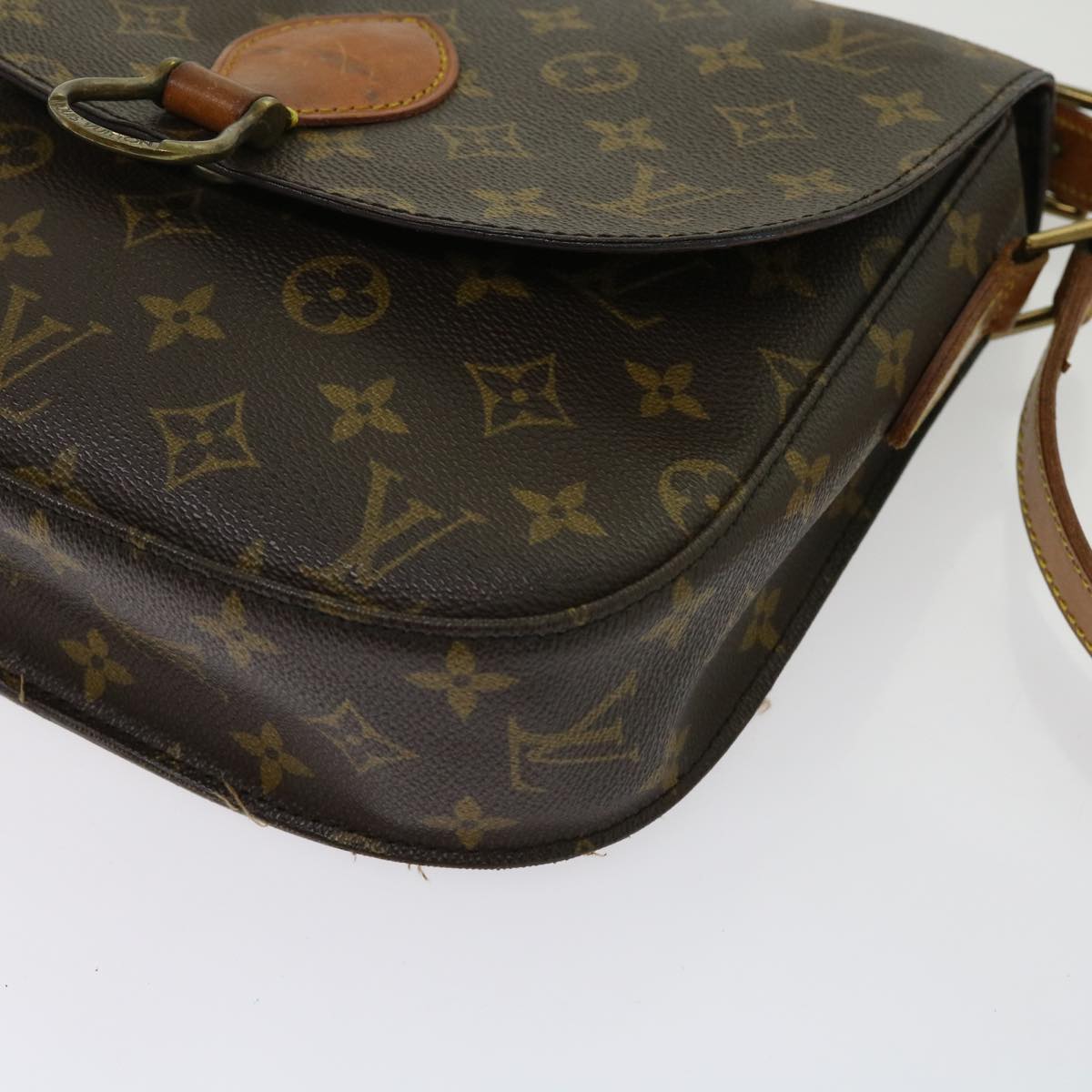 LOUIS VUITTON Monogram Saint Cloud GM Shoulder Bag M51242 LV Auth bs11365