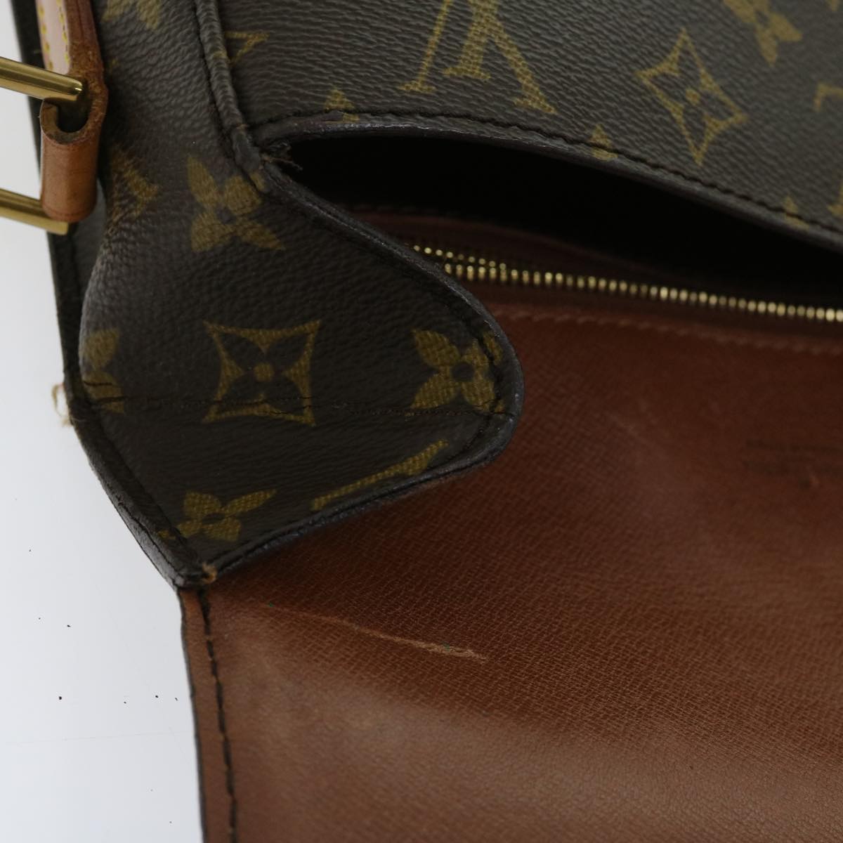 LOUIS VUITTON Monogram Saint Cloud GM Shoulder Bag M51242 LV Auth bs11365