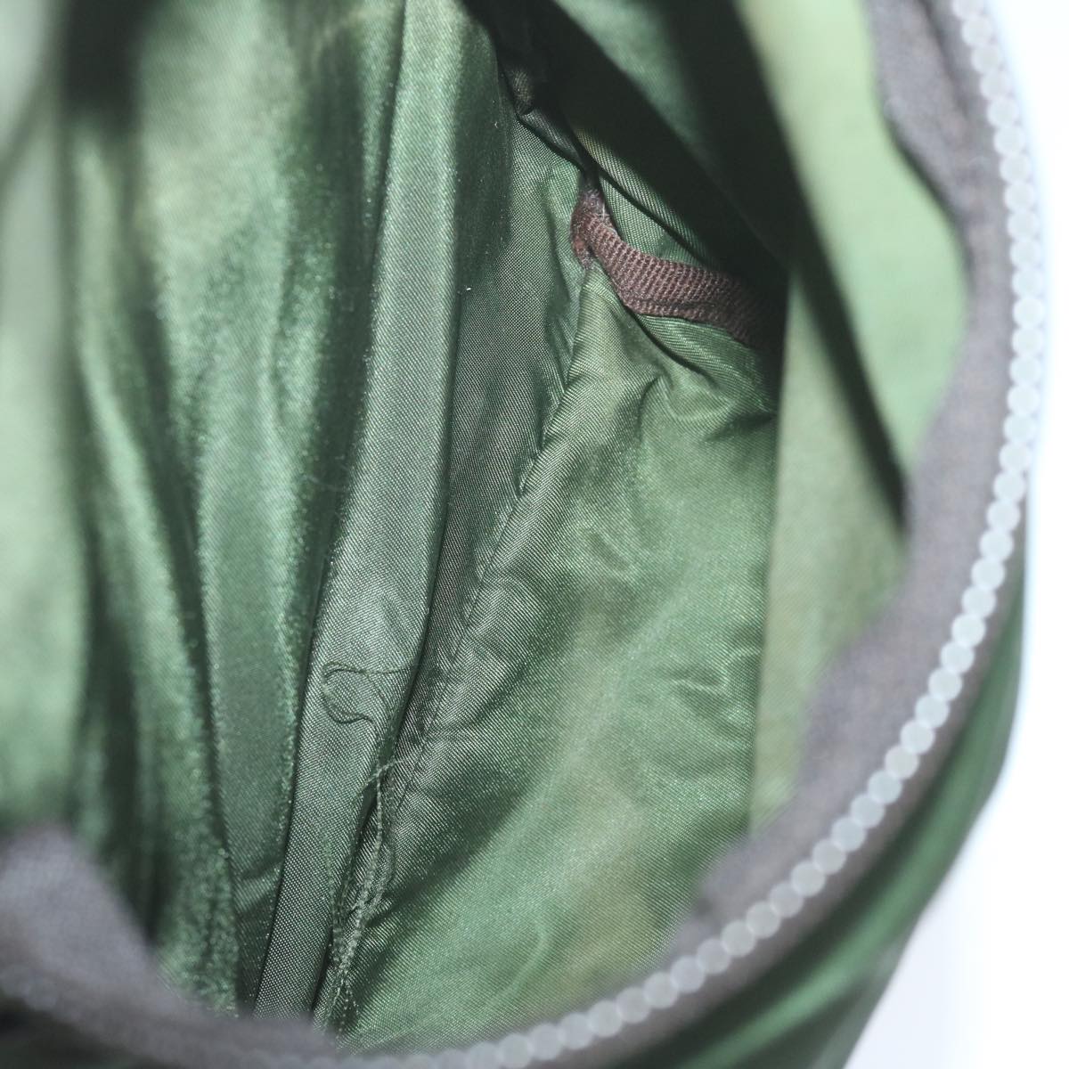 PRADA Backpack Nylon Green Auth bs11393
