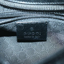 GUCCI Shoulder Bag Canvas Black Auth bs11422-17