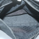 GUCCI Shoulder Bag Canvas Black Auth bs11422-11