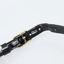 CELINE Shoulder Bag Patent leather Black Auth bs11429-9