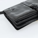 CELINE Shoulder Bag Patent leather Black Auth bs11429-10