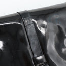 CELINE Shoulder Bag Patent leather Black Auth bs11429-11