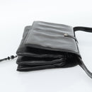 CELINE Shoulder Bag Patent leather Black Auth bs11429-4