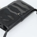 CELINE Shoulder Bag Patent leather Black Auth bs11429-6