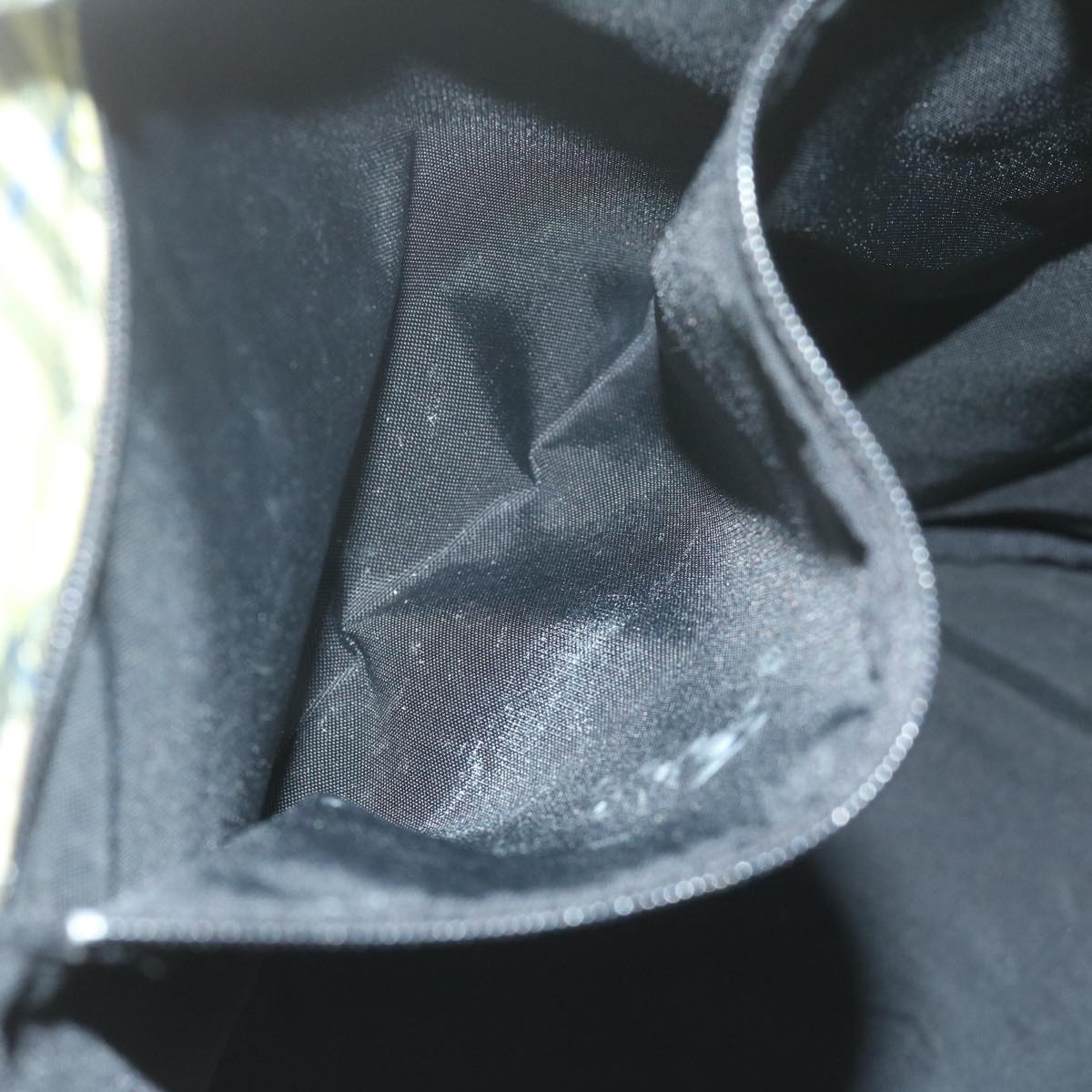 Burberrys Nova Check Blue Label Shoulder Bag Nylon Yellow Auth bs11447