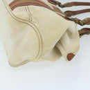 BURBERRY Blue Label Tote Bag Canvas Beige Auth bs11502-3