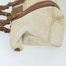 BURBERRY Blue Label Tote Bag Canvas Beige Auth bs11502-4