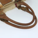 BURBERRY Blue Label Tote Bag Canvas Beige Auth bs11502-8