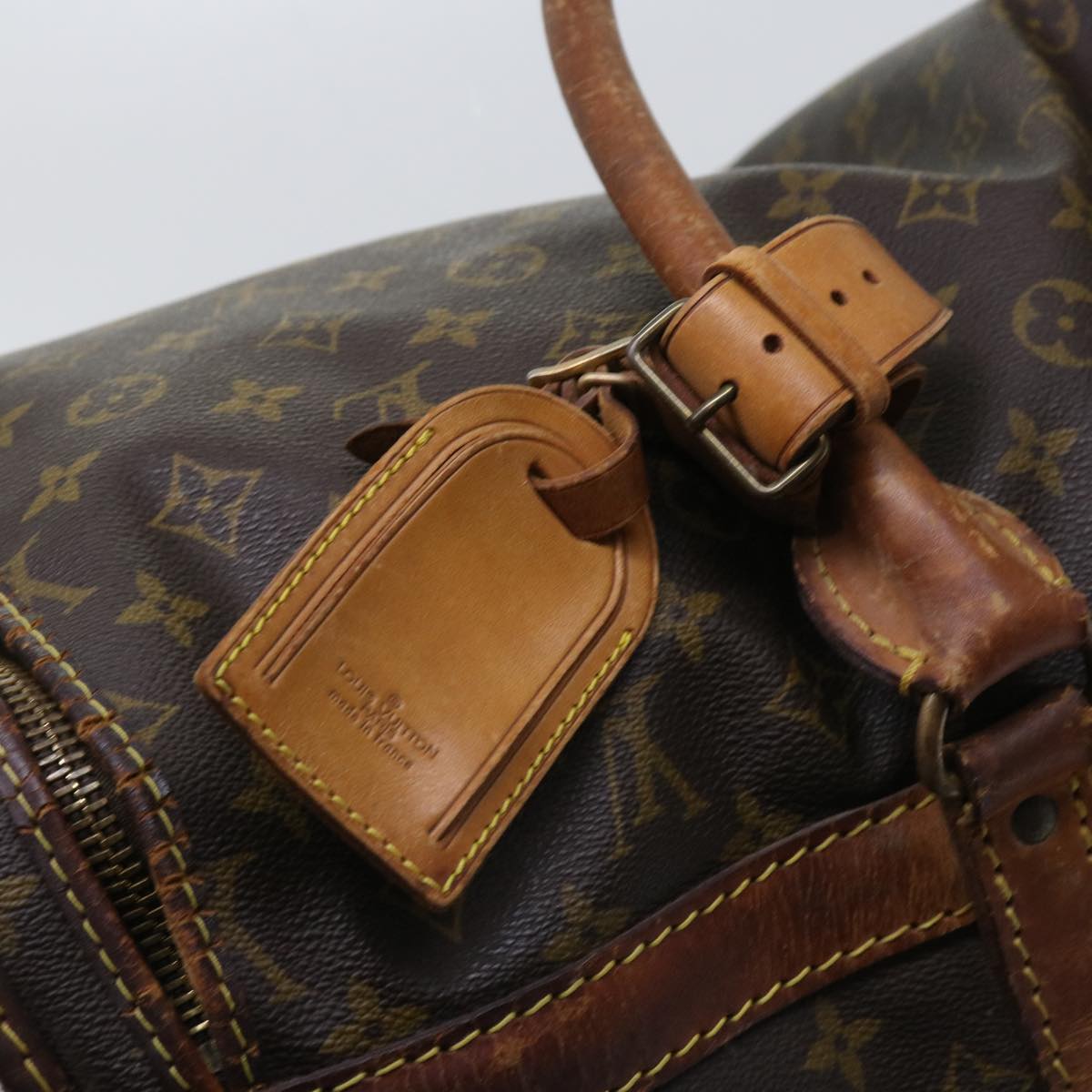 LOUIS VUITTON Monogram Sac Shan 55 Pet Carry M42020 LV Auth bs11574