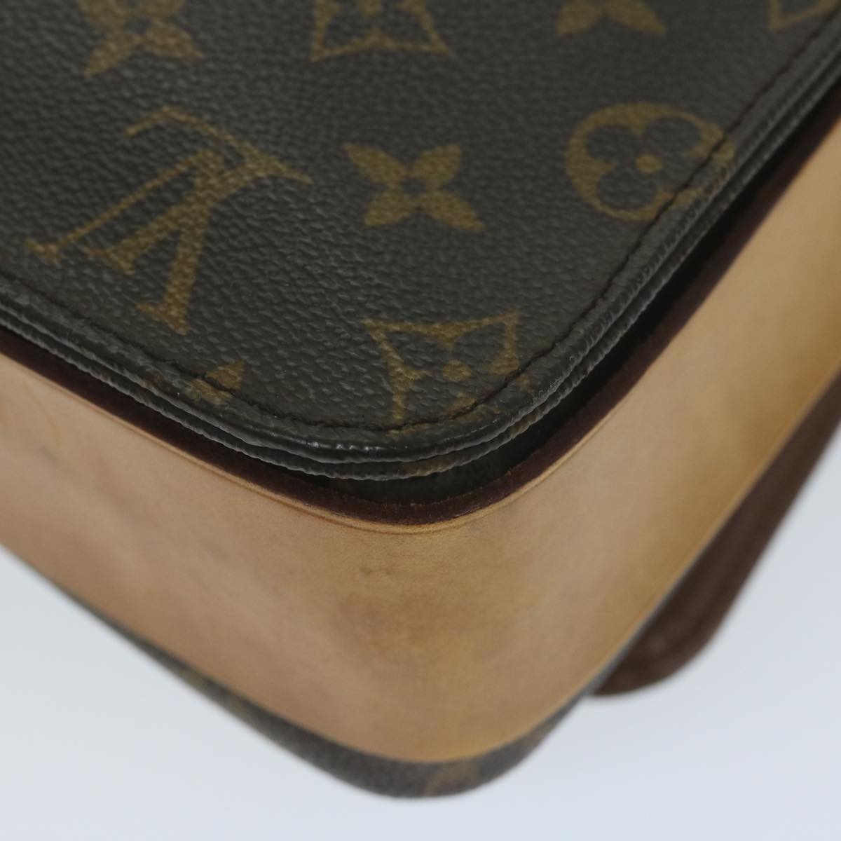 LOUIS VUITTON Monogram Cartouchiere GM Shoulder Bag M51252 LV Auth bs11587