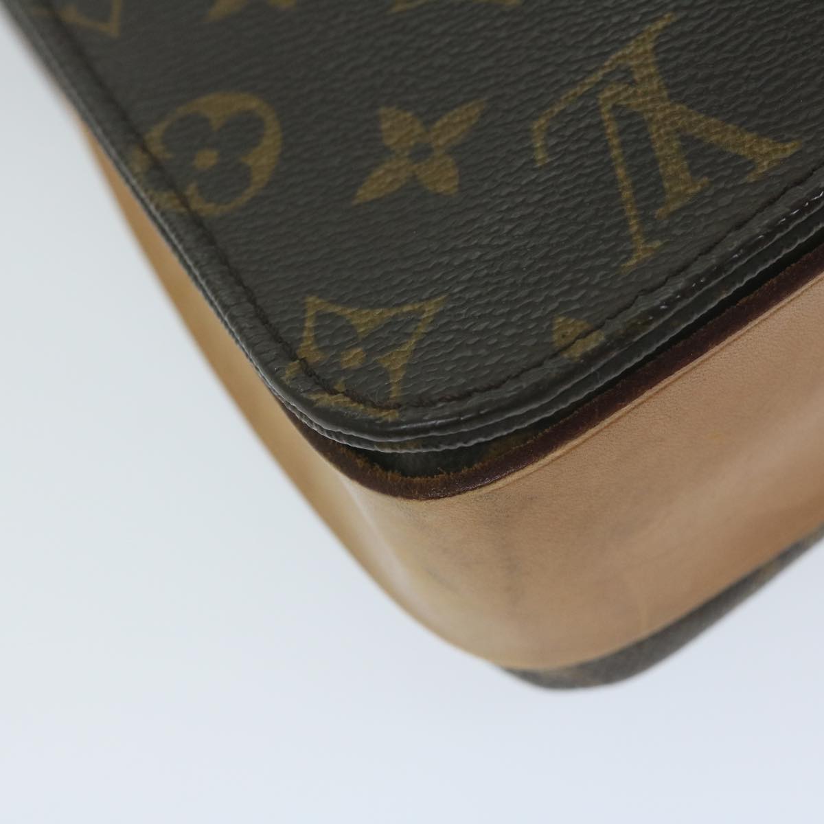 LOUIS VUITTON Monogram Cartouchiere GM Shoulder Bag M51252 LV Auth bs11587