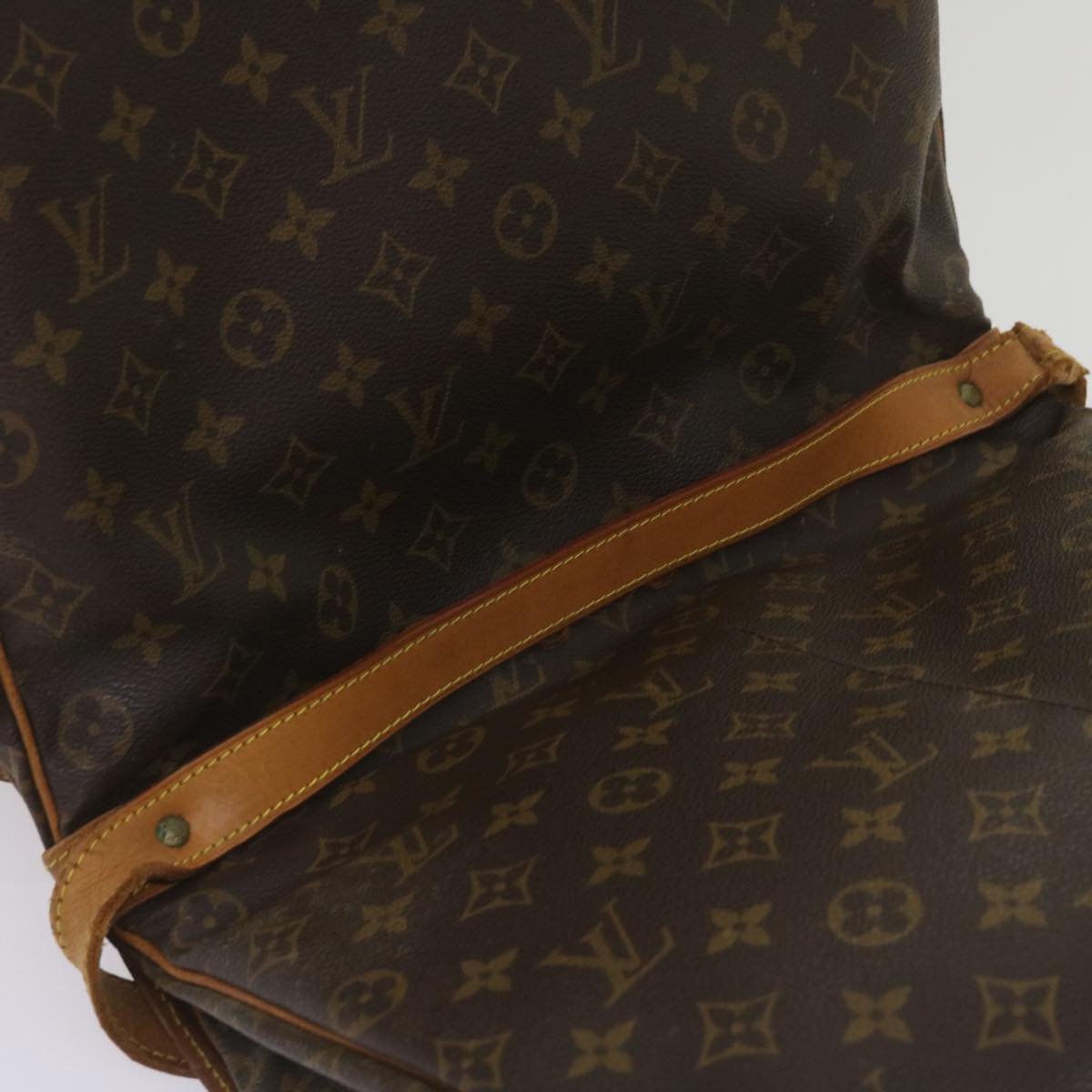 LOUIS VUITTON Monogram Saumur 35 Shoulder Bag M42254 LV Auth bs11608