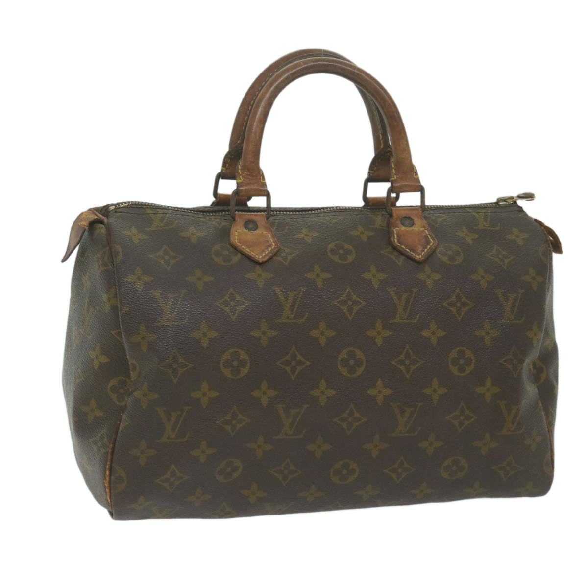 LOUIS VUITTON Monogram Speedy 30 Hand Bag M41526 LV Auth bs11612