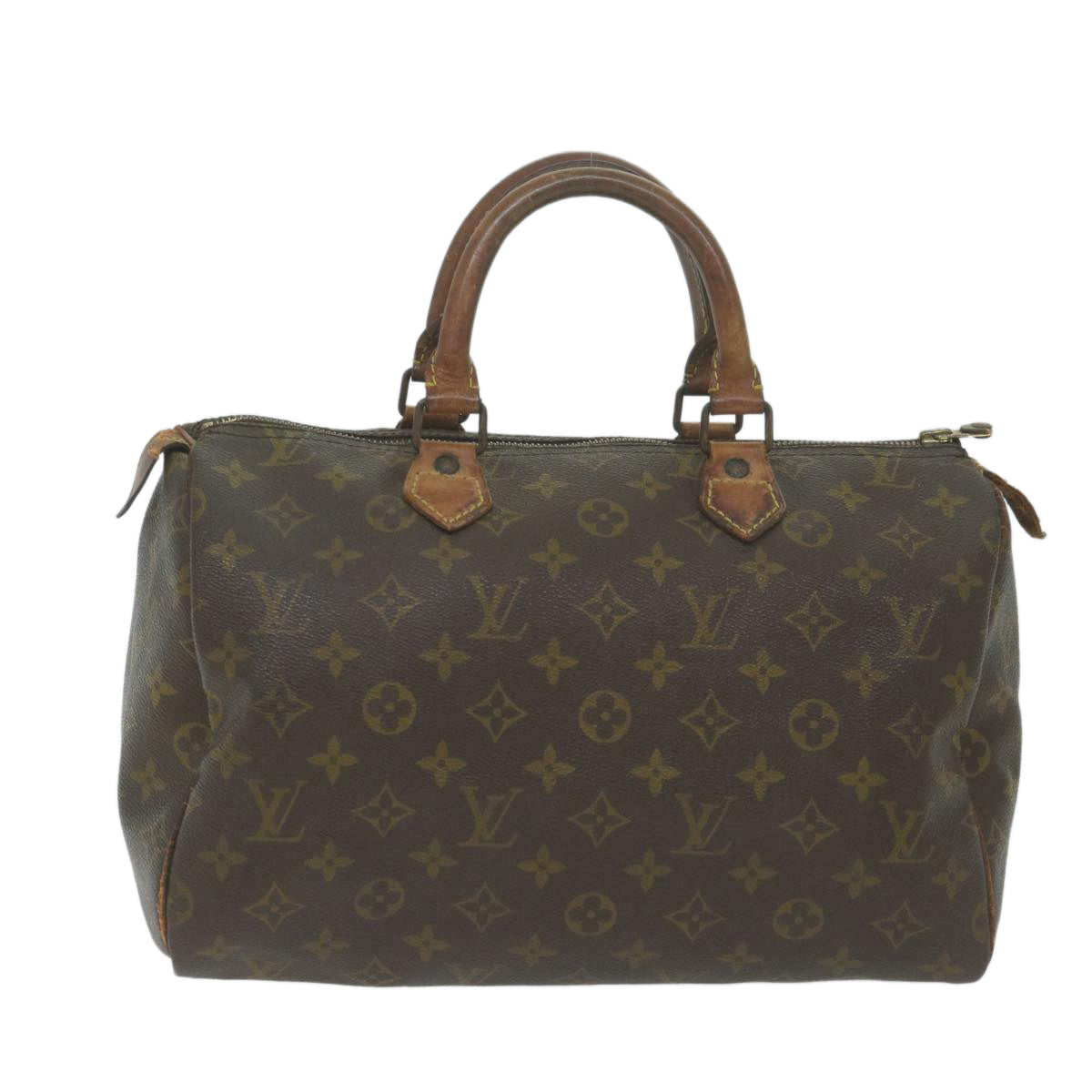 LOUIS VUITTON Monogram Speedy 30 Hand Bag M41526 LV Auth bs11612