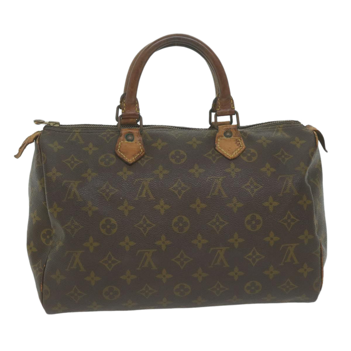 LOUIS VUITTON Monogram Speedy 30 Hand Bag M41526 LV Auth bs11612