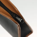 Christian Dior Clutch Bag PVC Canvas Black Auth bs11617-10