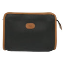 Christian Dior Clutch Bag PVC Canvas Black Auth bs11617-13