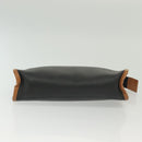 Christian Dior Clutch Bag PVC Canvas Black Auth bs11617-6