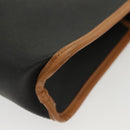 Christian Dior Clutch Bag PVC Canvas Black Auth bs11617-14