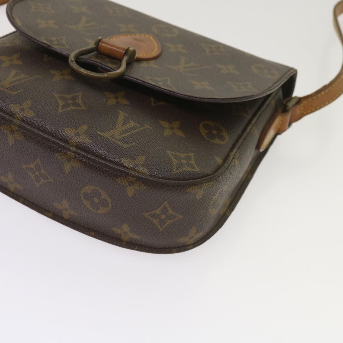 LOUIS VUITTON Monogram Saint Cloud MM Shoulder Bag M51243 LV Auth bs11620