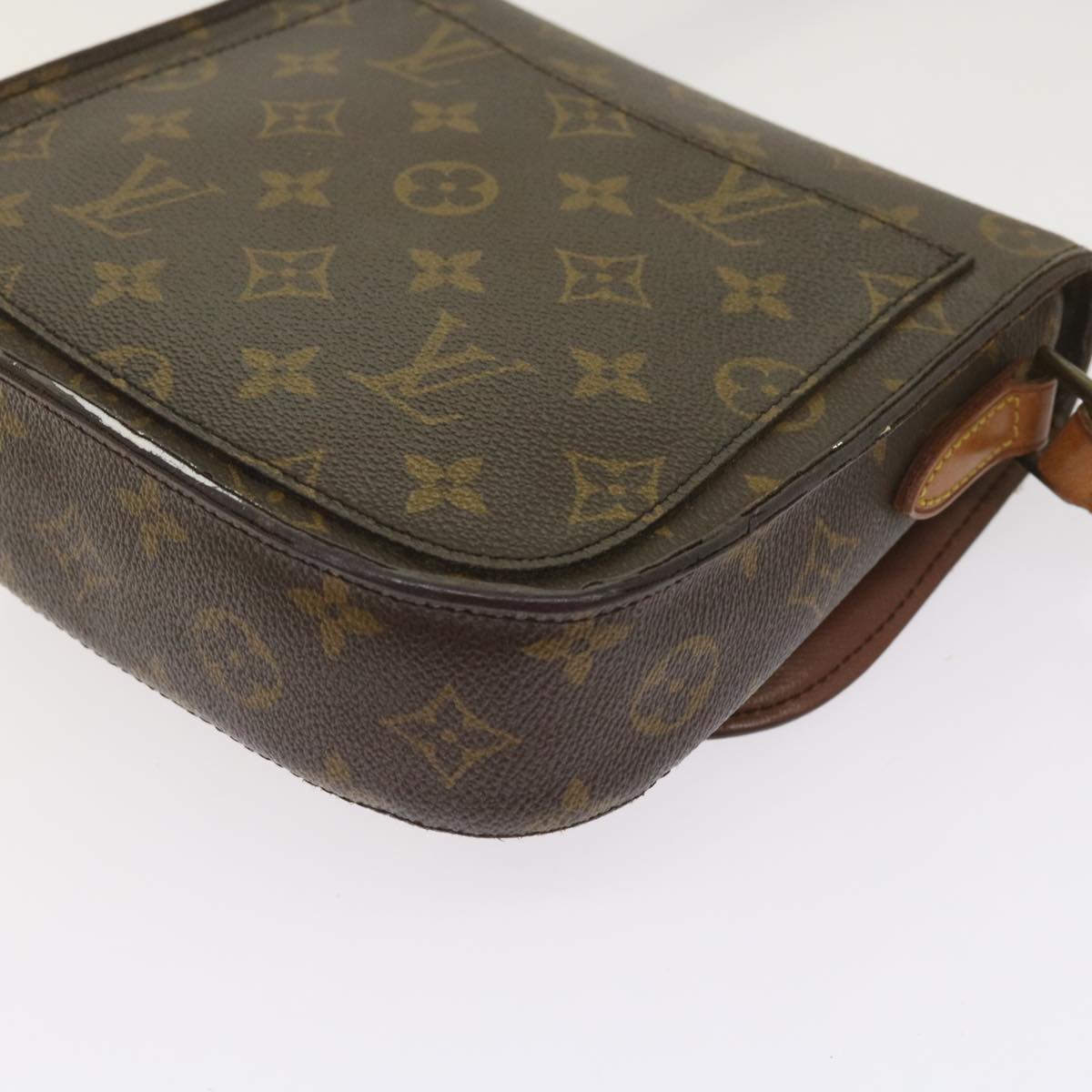 LOUIS VUITTON Monogram Saint Cloud MM Shoulder Bag M51243 LV Auth bs11620